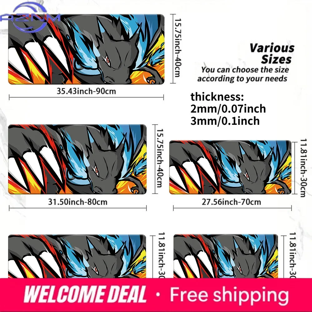 Fiery Black Charizard Pokémon Gaming Mouse Pad Non-Slip Desk Mat
Fiery Black Charizard Pokémon Gaming Mouse Pad Non-Slip Desk Mat