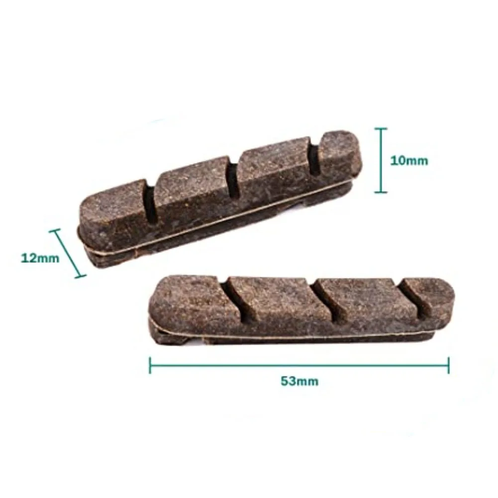 Carbon Fiber Rim Brake Pads Compatible with Road Bike 105 V Brakes Replacement Set 2 Pairs Rubber Cork Material
Carbon Fiber Rim Brake Pads Compatible with Road Bike 105 V Brakes Replacement Set 2 Pairs Rubber Cork Material