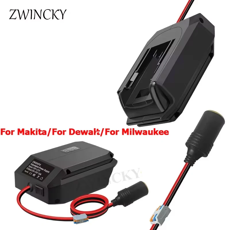 For Makita/Dewaltt/Milwaukee/Bosch,18V to 12V Step Down Converter Cigarette Lighter Adapter Power Wheel Adapter Car Refrigerator
For Makita/Dewaltt/Milwaukee/Bosch,18V to 12V Step Down Converter Cigarette Lighter Adapter Power Wheel Adapter Car Refrigerator
