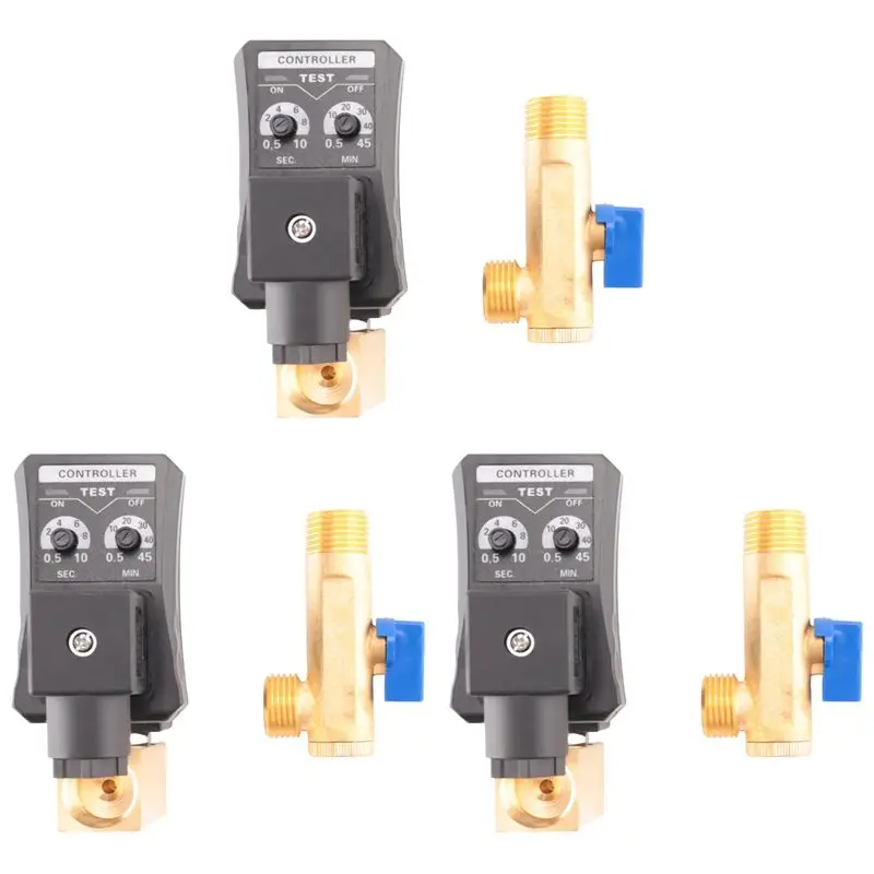 A84X-3X G1/2 DN15 230V Automatic Timed Water Tank Electronic Timed Drain Valve For Air Compressor Condensate Management
A84X-3X G1/2 DN15 230V Automatic Timed Water Tank Electronic Timed Drain Valve For Air Compressor Condensate Management