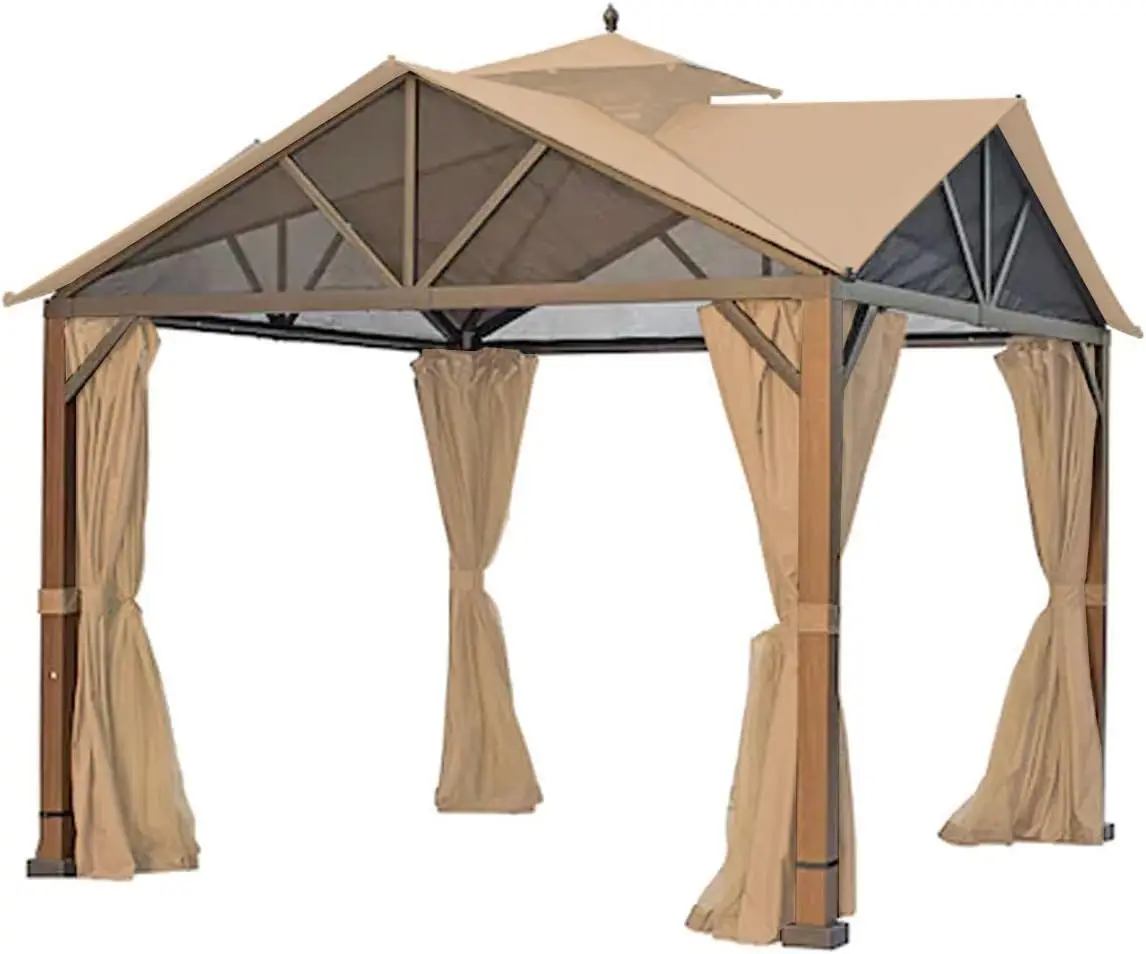 Canopy Top Cover Compatible with The Style Selections Pitched Roof Gazebo - Upgraded Riplock 350 Fabric
Canopy Top Cover Compatible with The Style Selections Pitched Roof Gazebo - Upgraded Riplock 350 Fabric