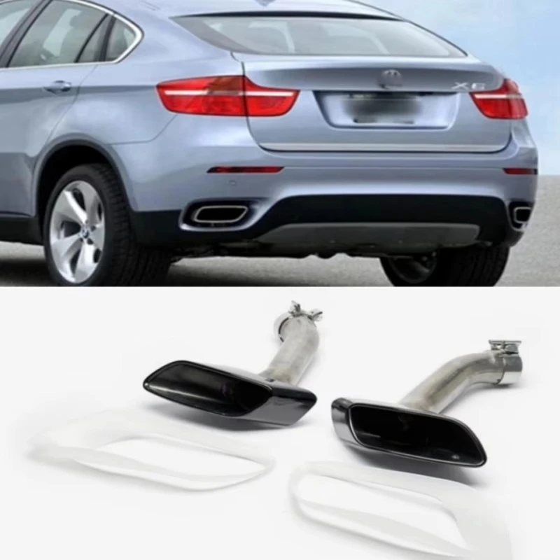 Upgrade square mouth tail nozzle tail throat exhaust pipe For BMW X6 E71 2009-2014
Upgrade square mouth tail nozzle tail throat exhaust pipe For BMW X6 E71 2009-2014