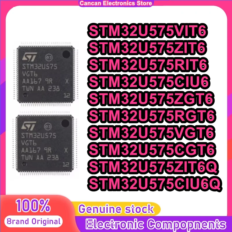 STM32U575VIT6 STM32U575ZIT6 STM32U575RIT6 STM32U575CIU6 STM32U575ZGT6 RGT6 STM32U575VGT6 CGT6 STM32U575ZIT6Q STM32U575CIU6Q
STM32U575VIT6 STM32U575ZIT6 STM32U575RIT6 STM32U575CIU6 STM32U575ZGT6 RGT6 STM32U575VGT6 CGT6 STM32U575ZIT6Q STM32U575CIU6Q