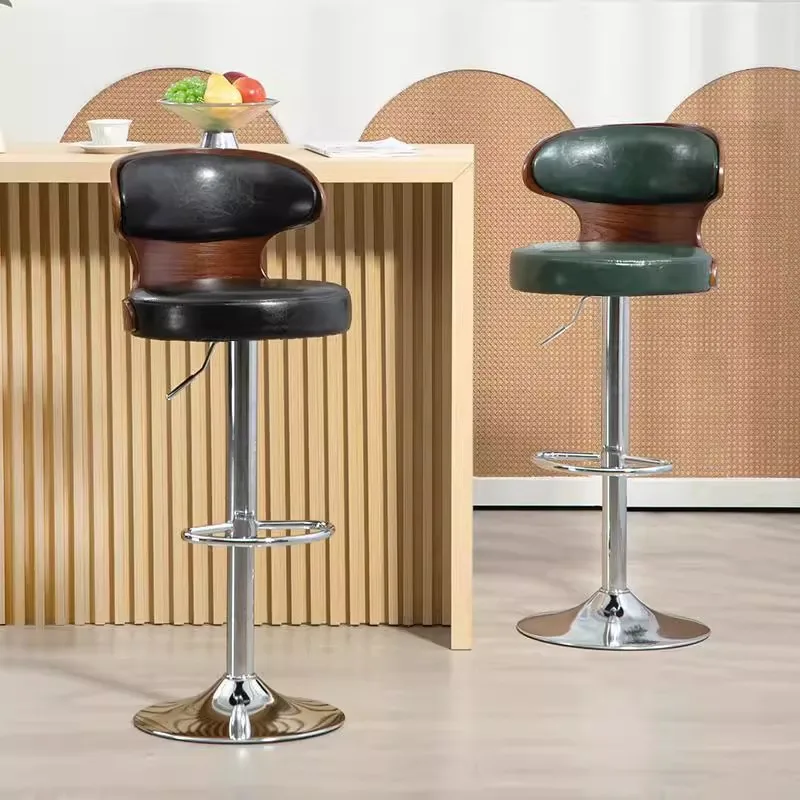 American Modern High Bar Stool with Adjustable Backrest for Dining Cashier Counter or Front Desk Use
American Modern High Bar Stool with Adjustable Backrest for Dining Cashier Counter or Front Desk Use