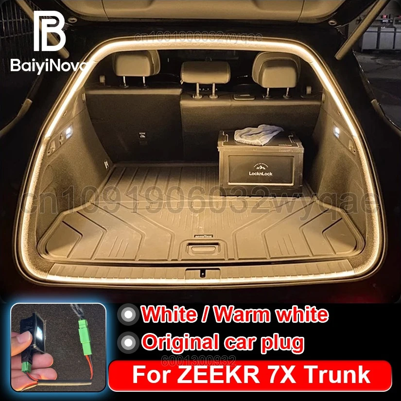 For ZEEKR 7X X Car Tailgate LED Atmosphere Light White warm white decoration trunk light Plug & play Rear Trunk LED Light Bar
For ZEEKR 7X X Car Tailgate LED Atmosphere Light White warm white decoration trunk light Plug & play Rear Trunk LED Light Bar