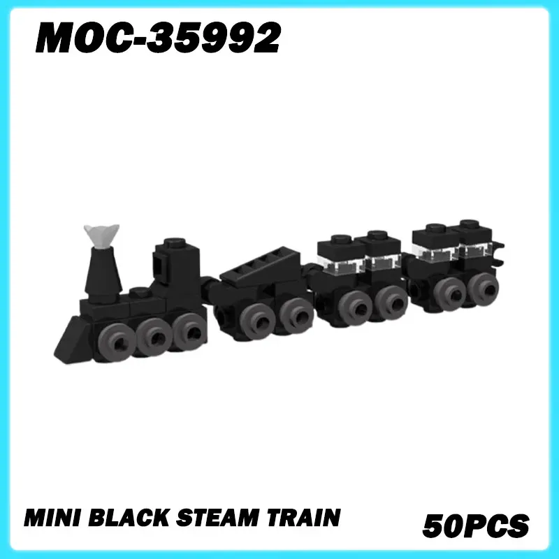 MOC-35992 Mini Train Series Mini Black Steam Train Collectible Education Model Brick Puzzle Toy Birthday Children Gifts 50PCS
MOC-35992 Mini Train Series Mini Black Steam Train Collectible Education Model Brick Puzzle Toy Birthday Children Gifts 50PCS