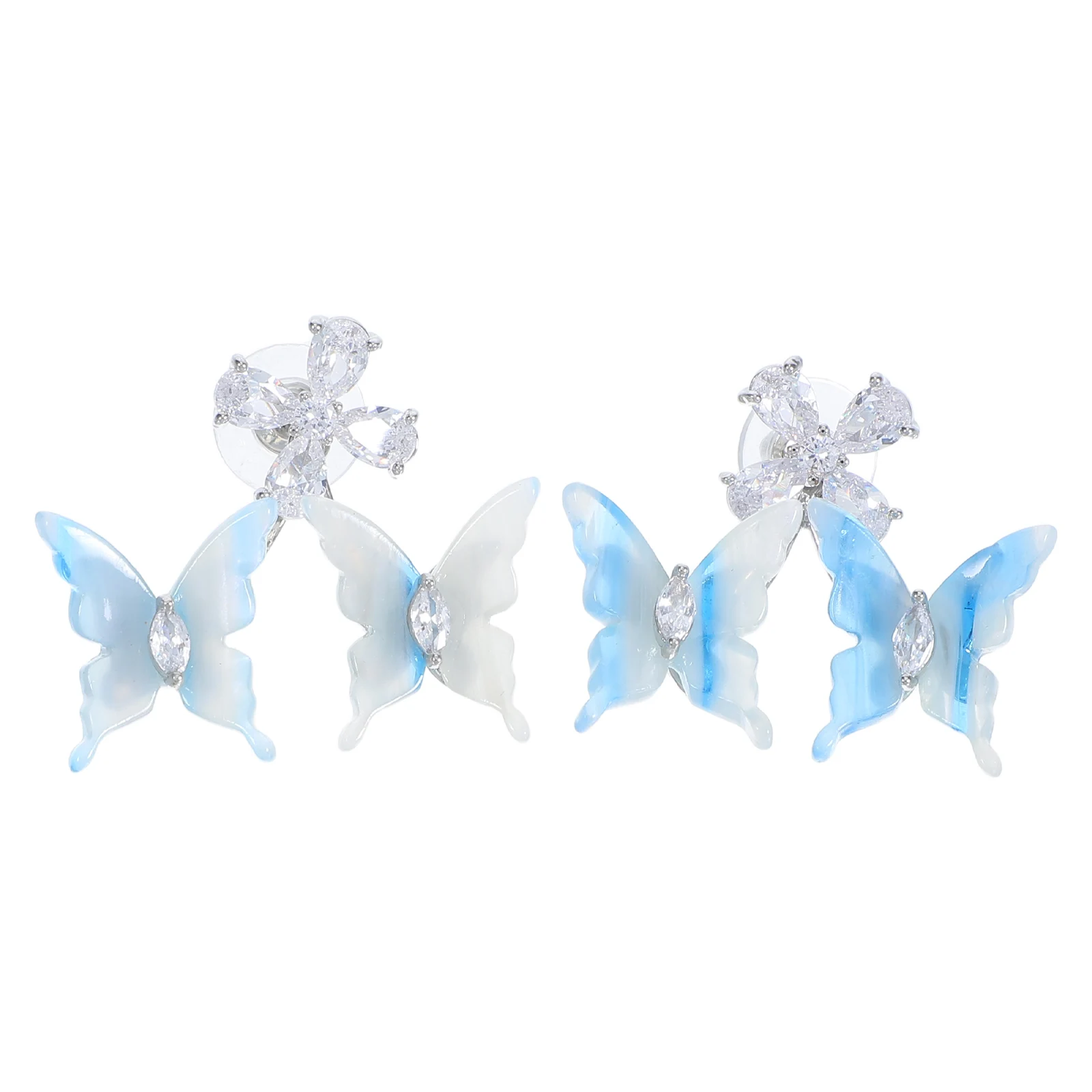 1 Pair Zircon Butterfly Flower Stud Earrings For Women Elegant Lightweight Jewelry Daily Wear Special Occasions Vintage
1 Pair Zircon Butterfly Flower Stud Earrings For Women Elegant Lightweight Jewelry Daily Wear Special Occasions Vintage
