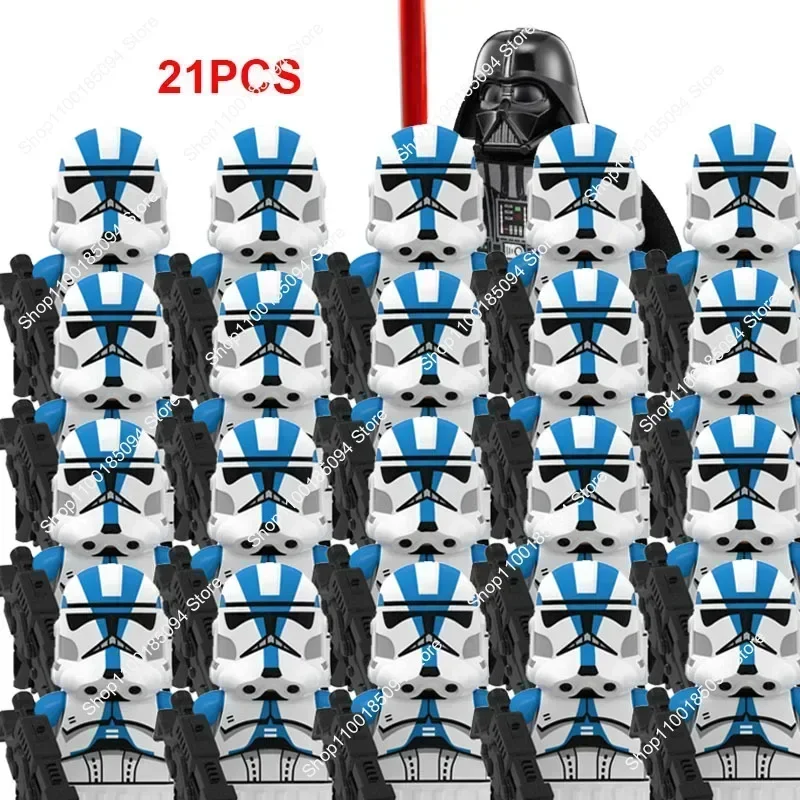 Hot Toys star wars Blocks 21Pcs Scount 501st Wars Clone Legion Commander Darth Vader Cody Compatible Mini Figures Kid Toys Gifts
Hot Toys star wars Blocks 21Pcs Scount 501st Wars Clone Legion Commander Darth Vader Cody Compatible Mini Figures Kid Toys Gifts
