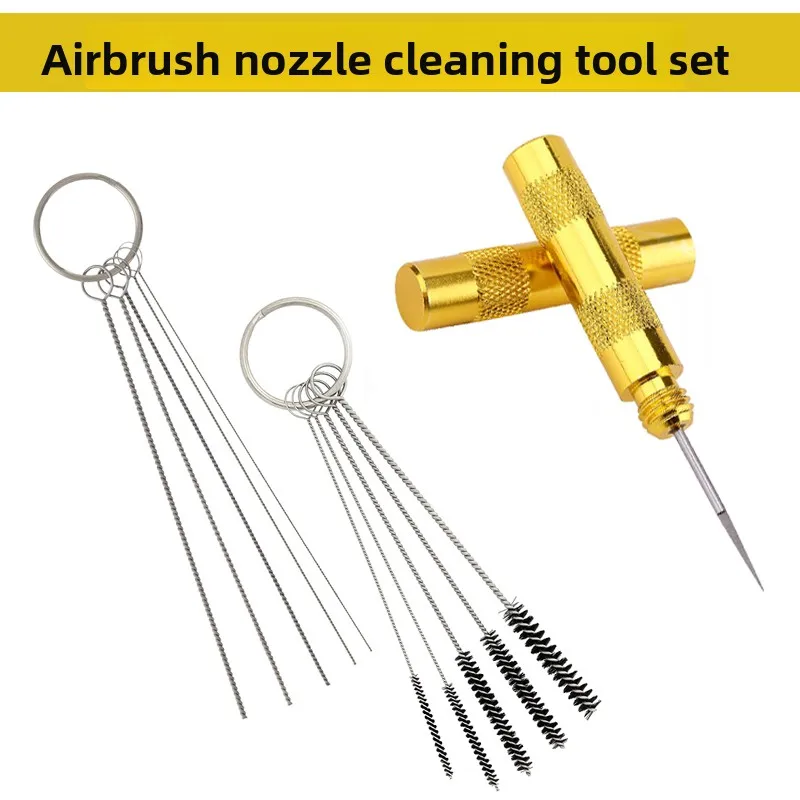 Airbrush Cleaning Tool Kit: Nozzle Clearing Needles, Brushes, and Maintenance Pins — Modeling Air Compressor Accessories
Airbrush Cleaning Tool Kit: Nozzle Clearing Needles, Brushes, and Maintenance Pins — Modeling Air Compressor Accessories