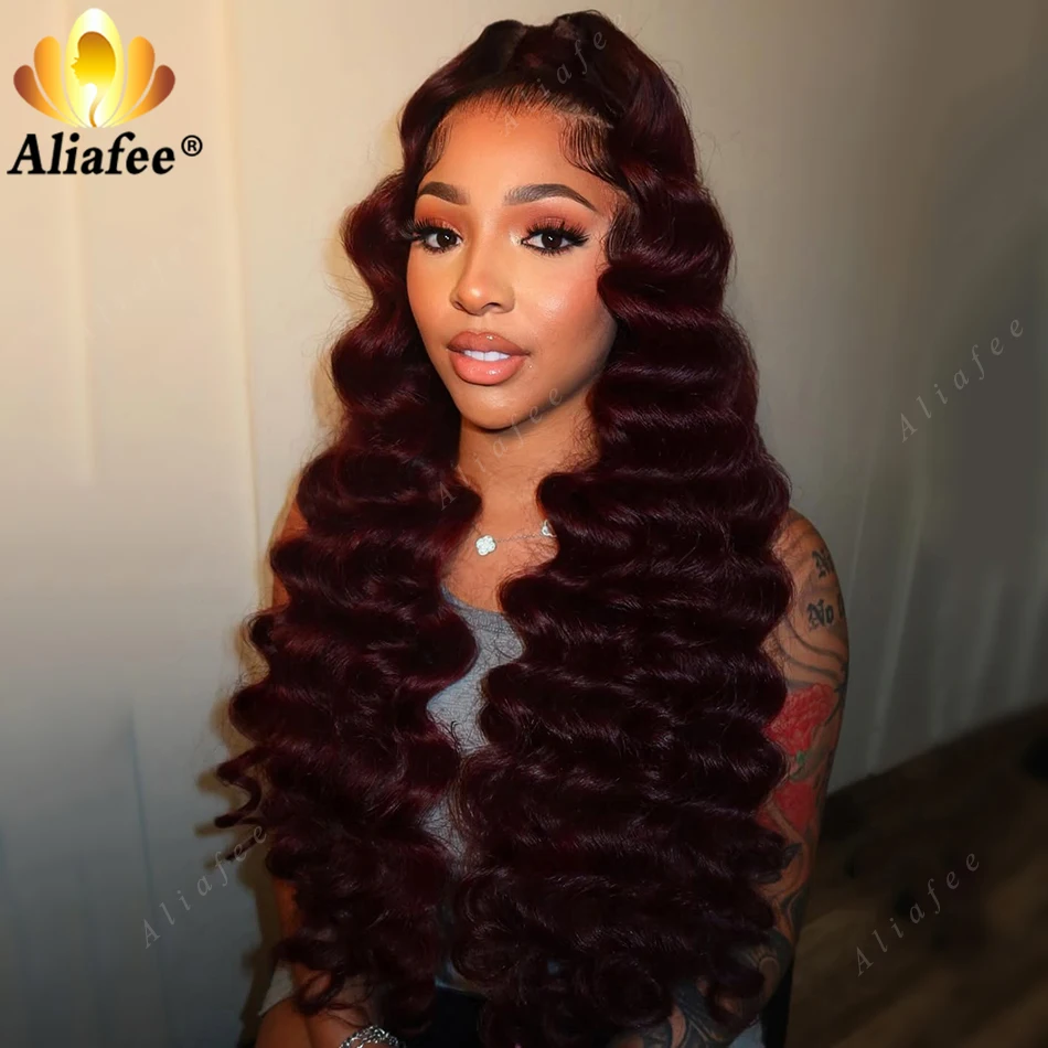 Luxury 99J Burgundy Dark Cherry Red Loose Deep Wave PremiumTexture Pre Plucked Wig 13x6 Transparent Lace Frontal Human Hair Wigs
Luxury 99J Burgundy Dark Cherry Red Loose Deep Wave PremiumTexture Pre Plucked Wig 13x6 Transparent Lace Frontal Human Hair Wigs