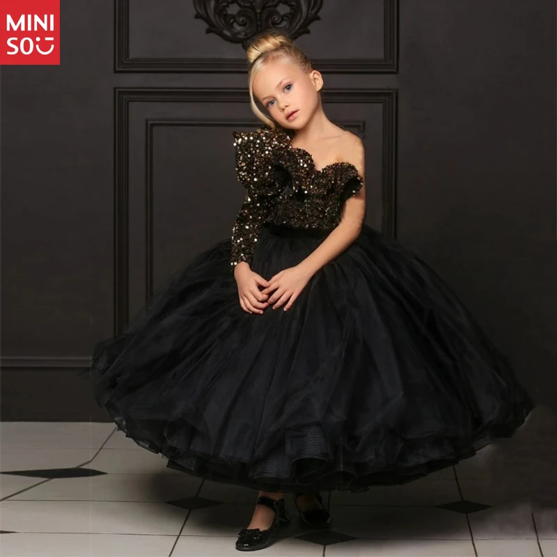 Children's Clothing Girls Flower Princess Dress, One-Shoulder Midi Gown for Flower Girl & Bridesmaid, Pink Pageant Dress
Children's Clothing Girls Flower Princess Dress, One-Shoulder Midi Gown for Flower Girl & Bridesmaid, Pink Pageant Dress