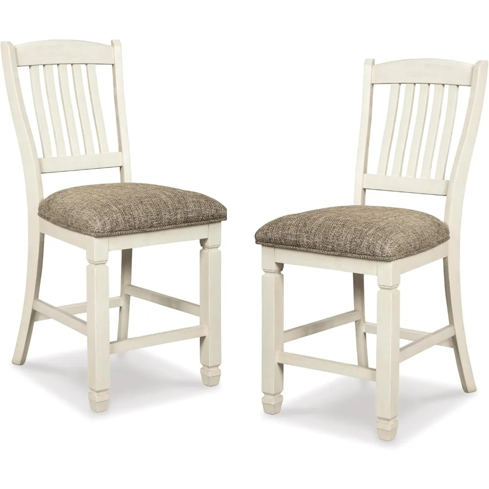 Bolanburg 24" Counter Height Farmhouse Barstool, 2 Count, Antique White
Bolanburg 24" Counter Height Farmhouse Barstool, 2 Count, Antique White