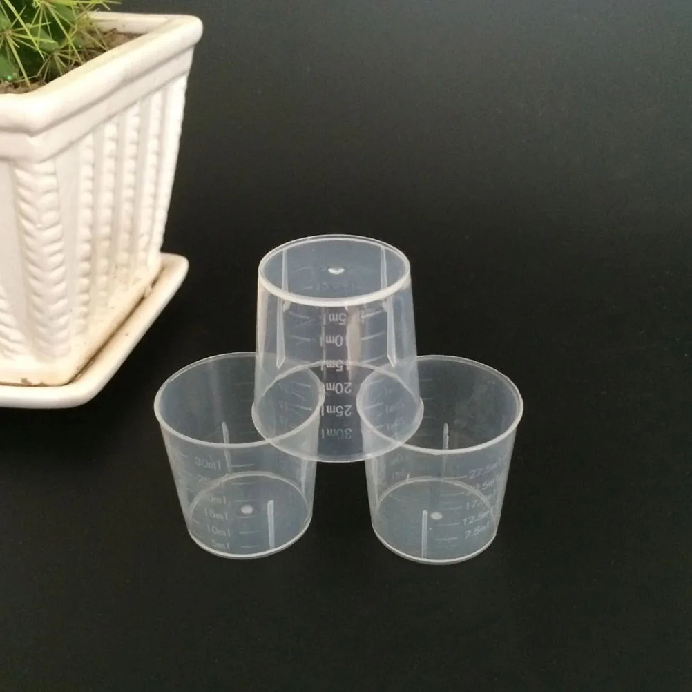 50pcs Plastic 30ml Graduated Graduated Cup Beaker Liquid Measuring Beaker Container Multi Purpose Easy Clean
50pcs Plastic 30ml Graduated Graduated Cup Beaker Liquid Measuring Beaker Container Multi Purpose Easy Clean