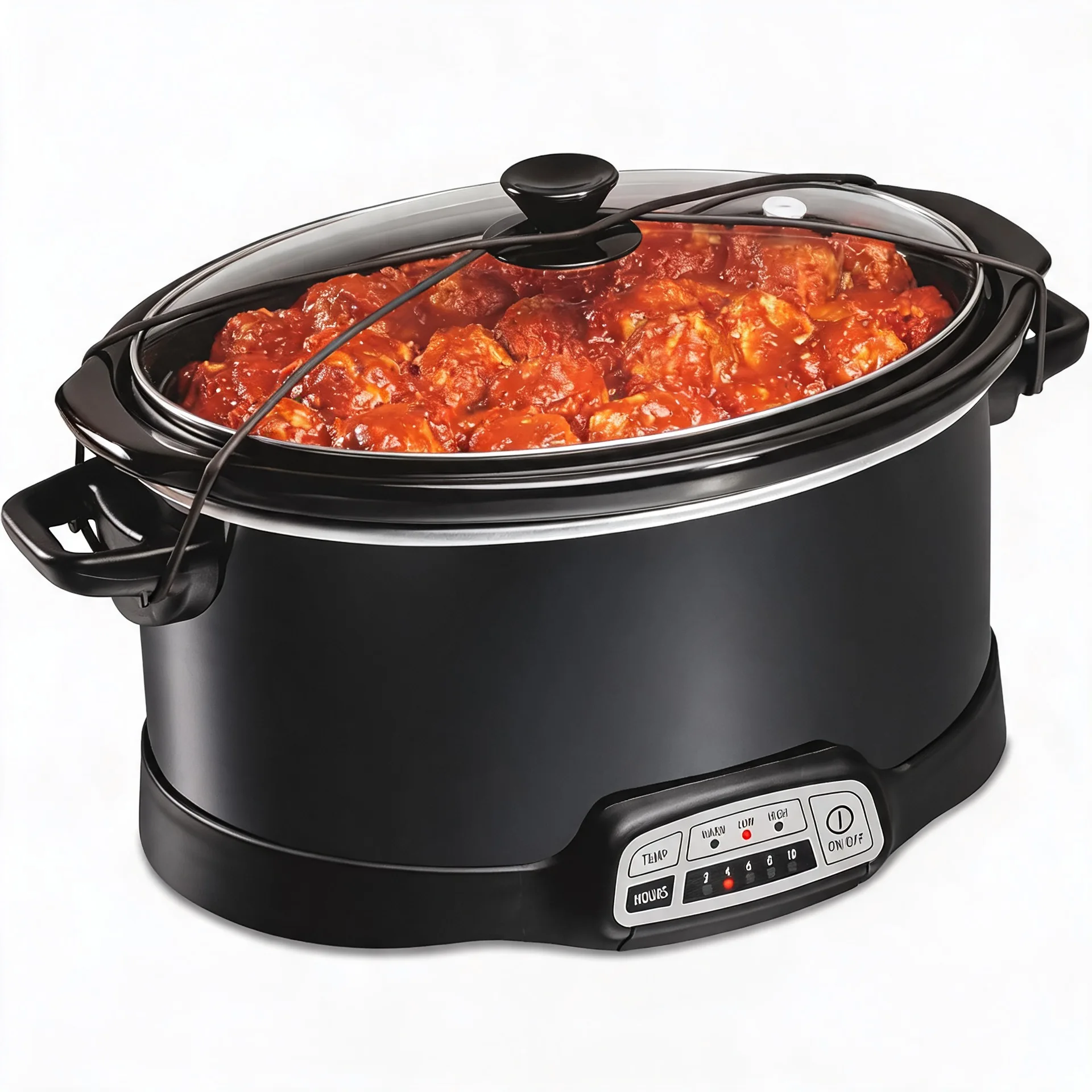 Slow Cooker Premium Quality 7 Quart Programmable Dishwasher Safe All Seasons Universal Black
Slow Cooker Premium Quality 7 Quart Programmable Dishwasher Safe All Seasons Universal Black