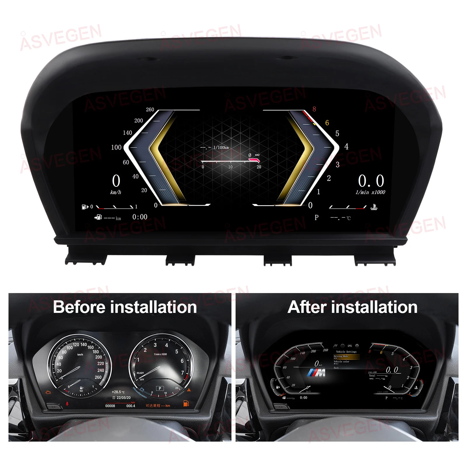 12.3" Digital Dashboard For BMW 1 Series F20 F21 2011-2019 LCD Instrument Cluster Virtual Cockpit Tire Pressure Display HUD
12.3" Digital Dashboard For BMW 1 Series F20 F21 2011-2019 LCD Instrument Cluster Virtual Cockpit Tire Pressure Display HUD