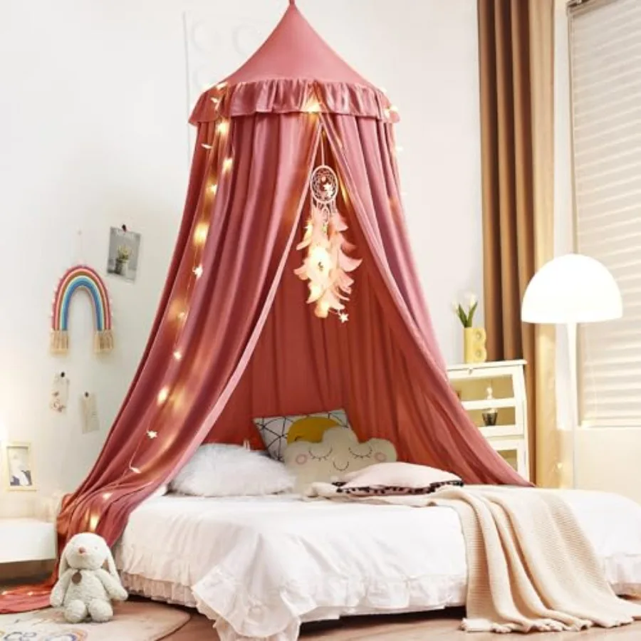 Decor Canopy for Bed Soft Smooth Playing Tent Canopy Girls Room Decoration Princess Castle Dreamy Mosquito Net Bedding Reading
Decor Canopy for Bed Soft Smooth Playing Tent Canopy Girls Room Decoration Princess Castle Dreamy Mosquito Net Bedding Reading