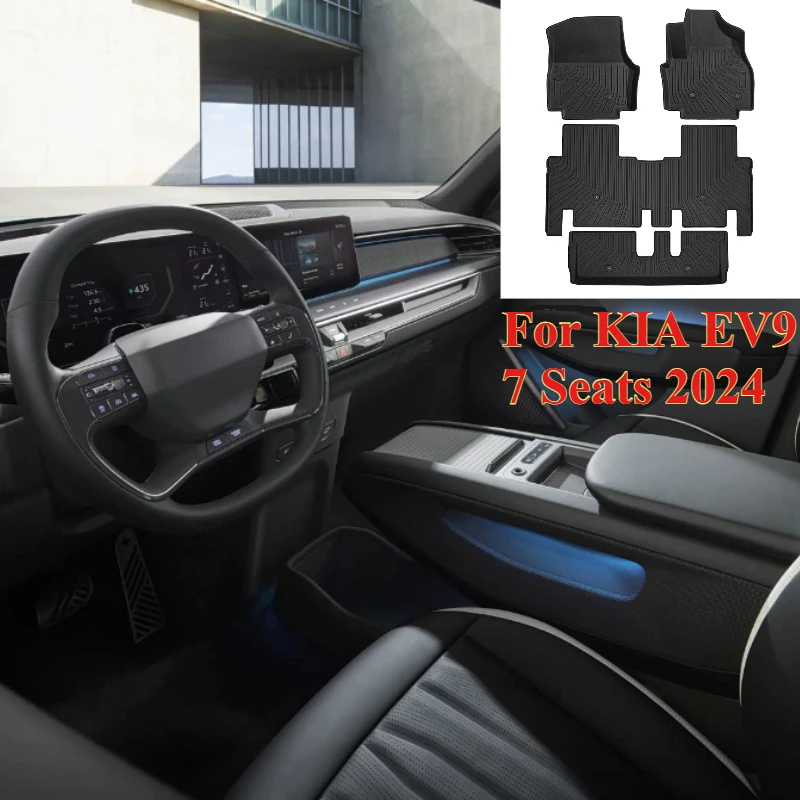 4PCS TPE Floor Mats for KIA EV9 7 Seats 2024 Electric RHD Waterproof Anti-Slip Custom Fit All-Weather Full Coverage
4PCS TPE Floor Mats for KIA EV9 7 Seats 2024 Electric RHD Waterproof Anti-Slip Custom Fit All-Weather Full Coverage