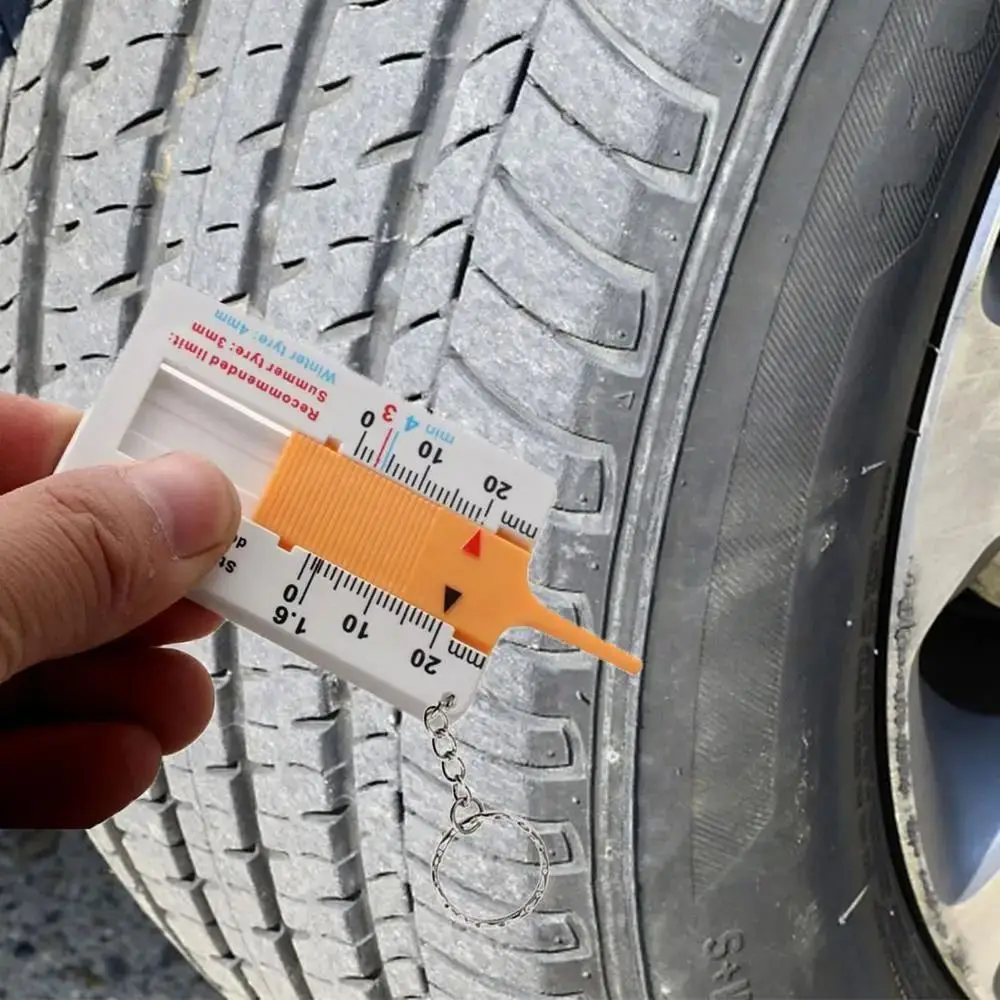 10pcs Accurate Tire Tread Depth Gauge High Precision Key Chain Car Tyre Tire Tread Depth Gauge Convenient Seamless
10pcs Accurate Tire Tread Depth Gauge High Precision Key Chain Car Tyre Tire Tread Depth Gauge Convenient Seamless