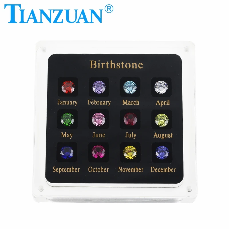 12 Birthstone Cubic Zirconia Loose Gemstone Display Tools Box Diamond Tester Master Set CZ Stone 10MM
12 Birthstone Cubic Zirconia Loose Gemstone Display Tools Box Diamond Tester Master Set CZ Stone 10MM
