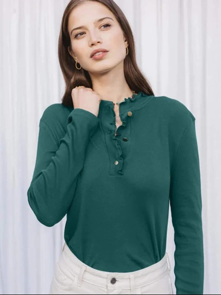 Vintage Striped T-shirt Autumn Woman Long Sleeves Round Neck Cotton Pullover Tshirts Casual Ladies Elegant Retro Tees Shirts
Vintage Striped T-shirt Autumn Woman Long Sleeves Round Neck Cotton Pullover Tshirts Casual Ladies Elegant Retro Tees Shirts