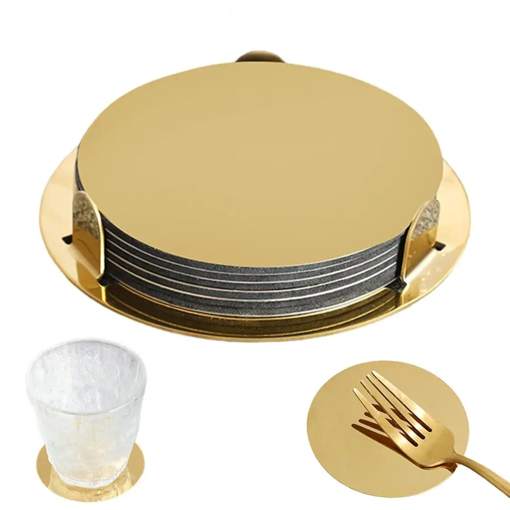 Stainless Steel Coaster Set Insulated Drink Coasters Elegant Gold Stainless Steel Coasters Set with for Coffee for Entertaining
Stainless Steel Coaster Set Insulated Drink Coasters Elegant Gold Stainless Steel Coasters Set with for Coffee for Entertaining