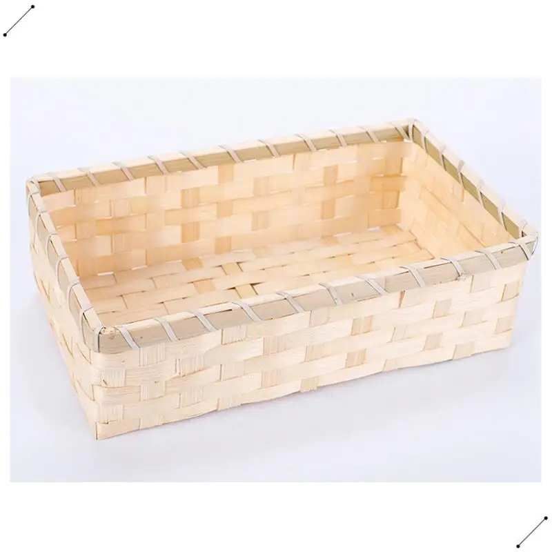 2 PCS Natural Bamboo Basket Gift Hampers As Shown Bamboo About 26X16x10cm Retail Display Home Organizer
2 PCS Natural Bamboo Basket Gift Hampers As Shown Bamboo About 26X16x10cm Retail Display Home Organizer
