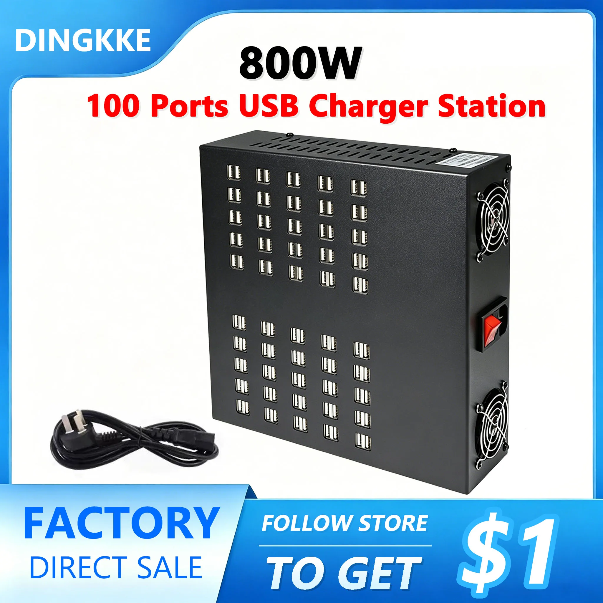 800W Universal Multi USB Charger 100 Ports Desktop Fast Charging Portable Power Station for Android iPhone 11- Tablet 충전기
800W Universal Multi USB Charger 100 Ports Desktop Fast Charging Portable Power Station for Android iPhone 11- Tablet 충전기