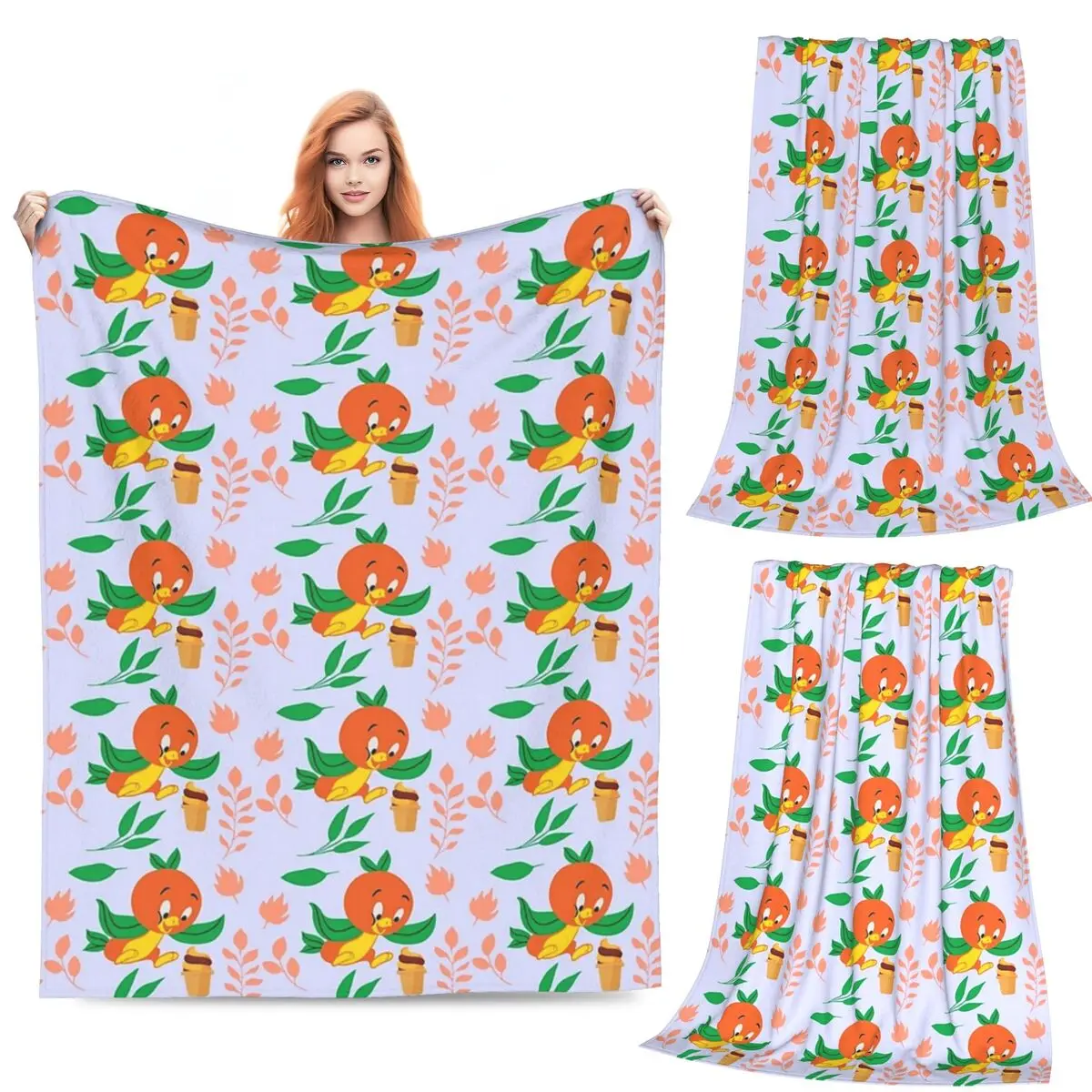 Orange Bird And Citrus Swirl Blanket Flannel Sofa Breathable Throw Blankets for Couch Bedding Travel Throws Bedspread Quilt
Orange Bird And Citrus Swirl Blanket Flannel Sofa Breathable Throw Blankets for Couch Bedding Travel Throws Bedspread Quilt