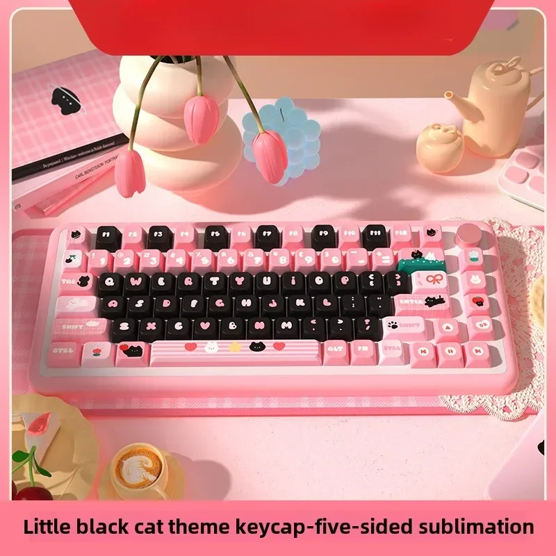 Little Black Cat Original Keyboard Keycaps MDA Highly Personalized Customized PBT Thermal Sublimation Mechanical Keyboard Caps
Little Black Cat Original Keyboard Keycaps MDA Highly Personalized Customized PBT Thermal Sublimation Mechanical Keyboard Caps