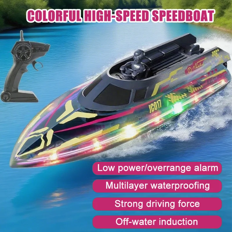 2025 JC017 RC Boat High Speed 2.4GHz Waterproof Electric Racing Toy 15 km/h Remote Control Boat for Boys Kids Teen Gift
2025 JC017 RC Boat High Speed 2.4GHz Waterproof Electric Racing Toy 15 km/h Remote Control Boat for Boys Kids Teen Gift