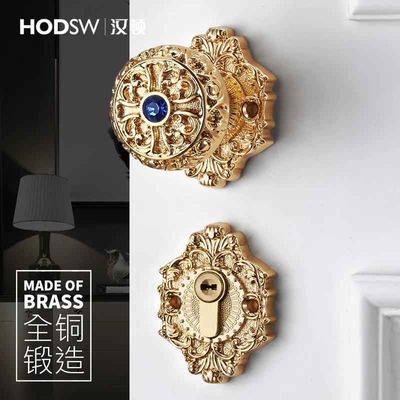 European Style Full Copper High Quality Door Lock Bedroom Silent Security Door Lock Indoor Deadbolt Lock Home Kitchen Hardware
European Style Full Copper High Quality Door Lock Bedroom Silent Security Door Lock Indoor Deadbolt Lock Home Kitchen Hardware