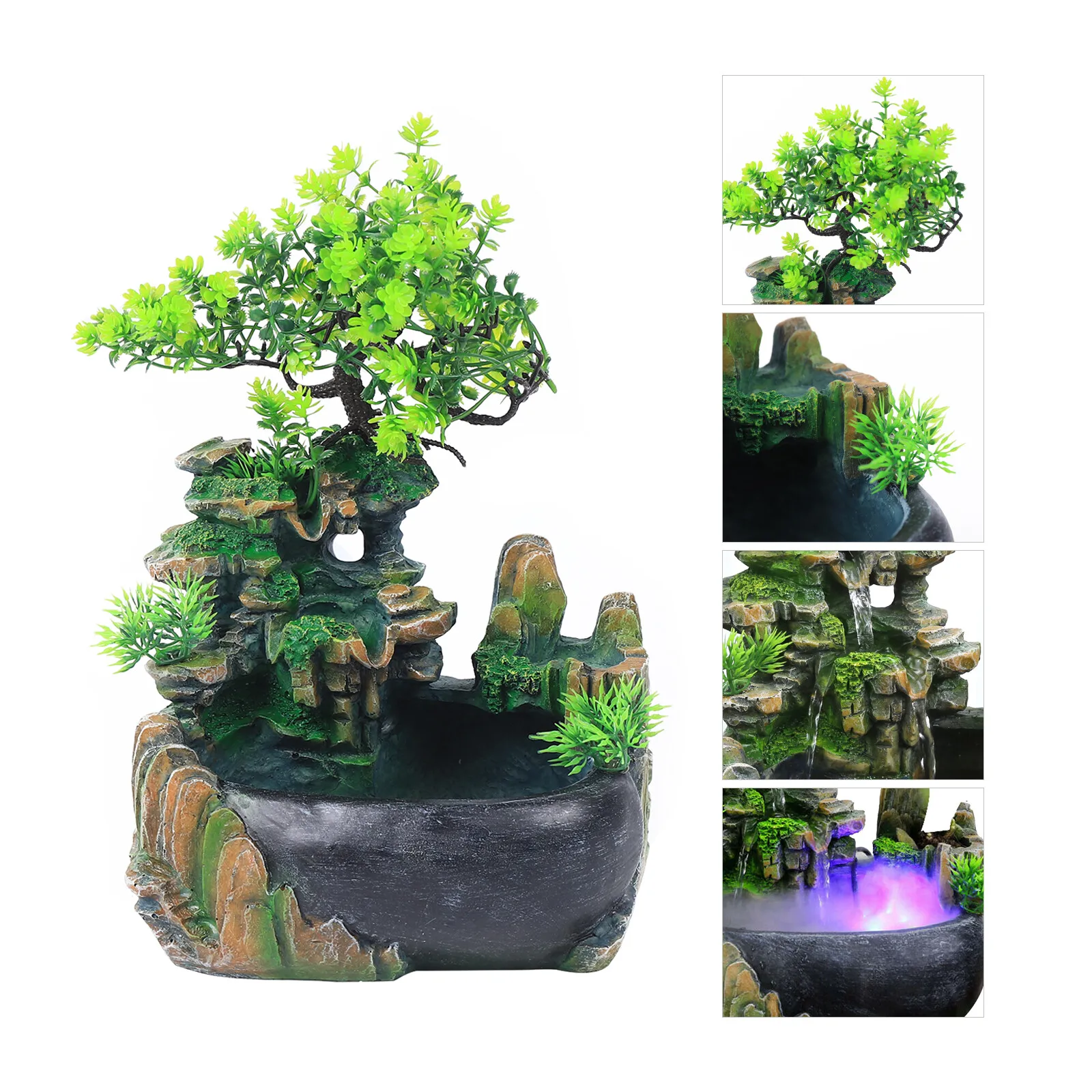 Mini Indoor Water Fountain for Desk Tabletop Zen Garden Rockery Stream Waterfall with Pump Meditation Decor Home Office
Mini Indoor Water Fountain for Desk Tabletop Zen Garden Rockery Stream Waterfall with Pump Meditation Decor Home Office