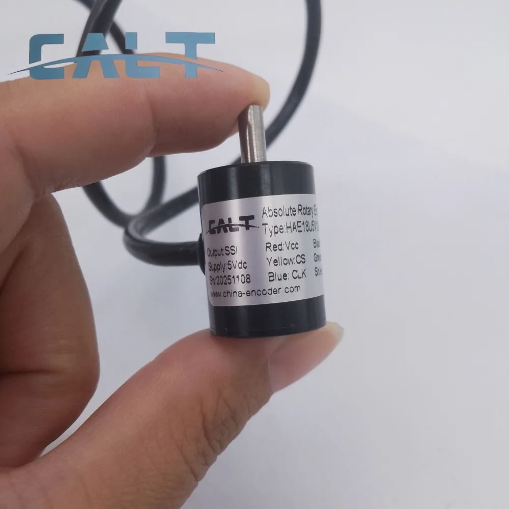 CALT 18mm Tiny Hall Angle Encoder SSI Output 12bit HAE18 Magnetic Absolute Encoder
CALT 18mm Tiny Hall Angle Encoder SSI Output 12bit HAE18 Magnetic Absolute Encoder