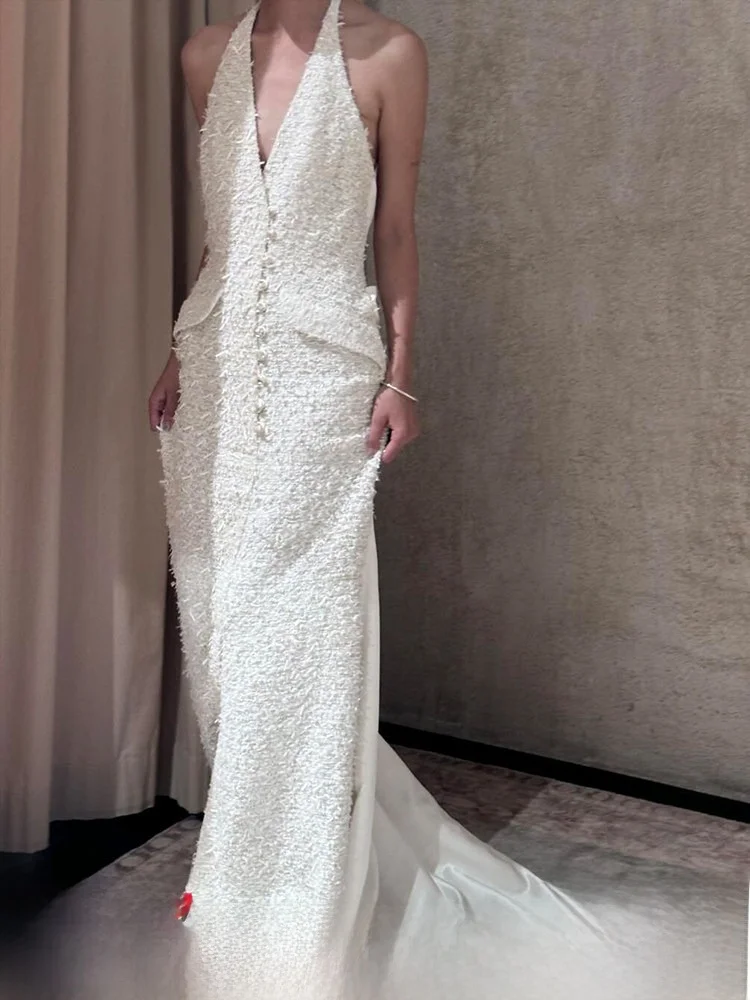 Ele Morning oot Wedding Dr Women's Gown Luxury Hanging Ne Design Engagement Par Drinking Ceremony Dr
Ele Morning oot Wedding Dr Women's Gown Luxury Hanging Ne Design Engagement Par Drinking Ceremony Dr
