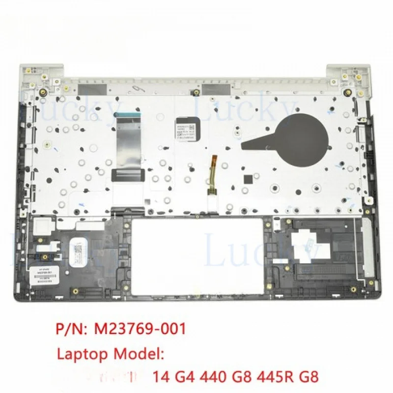 M23769-001 SLV для HP Probook 14 G4 440 445R G8: верхняя часть корпуса (палмрест) с клавиатурой
M23769-001 SLV для HP Probook 14 G4 440 445R G8: верхняя часть корпуса (палмрест) с клавиатурой
