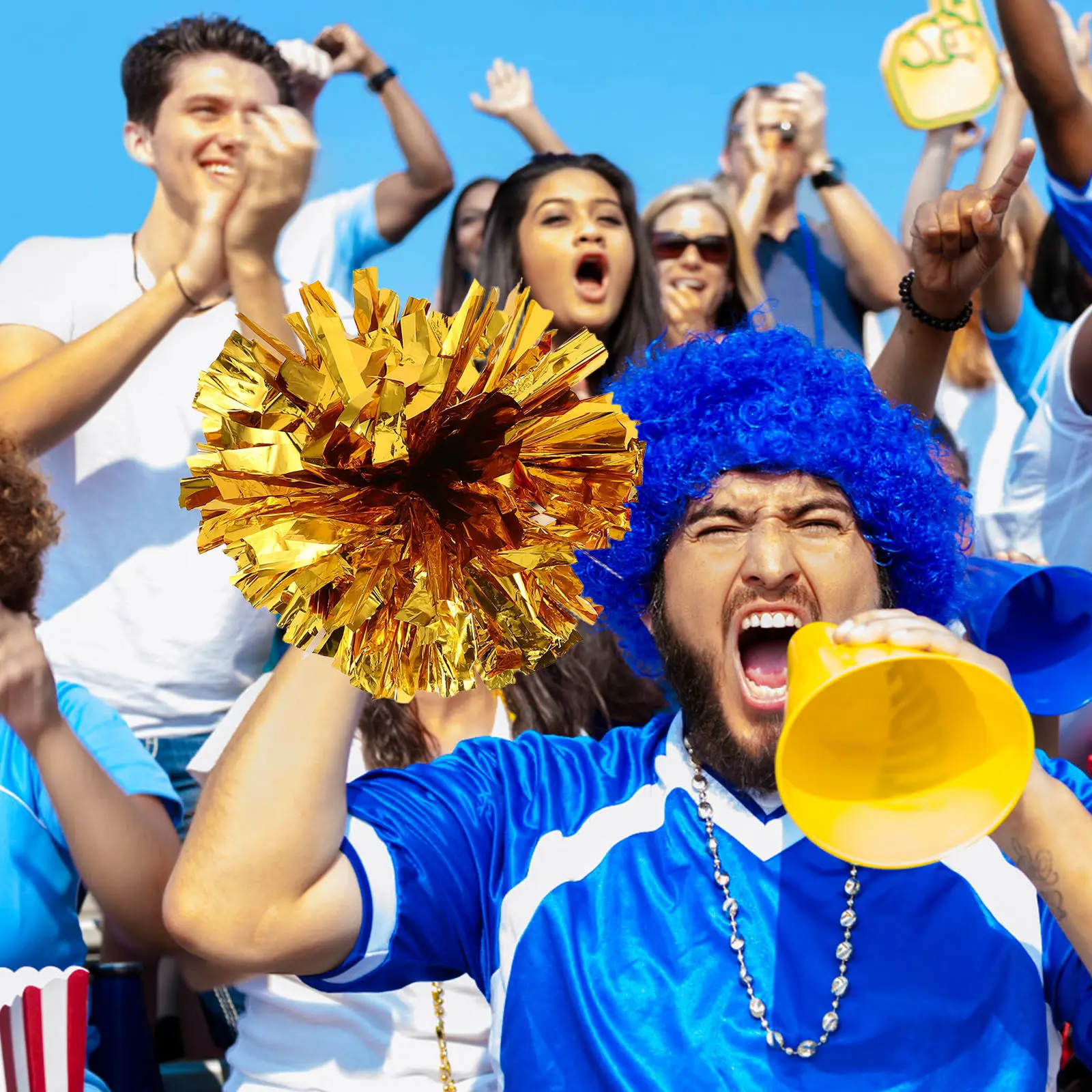 4Pcs Cheerleading Pompoms Strong Visual Impact Colorful Fan Tools for Cheer Dancing Cosplay Events School Gatherings
4Pcs Cheerleading Pompoms Strong Visual Impact Colorful Fan Tools for Cheer Dancing Cosplay Events School Gatherings