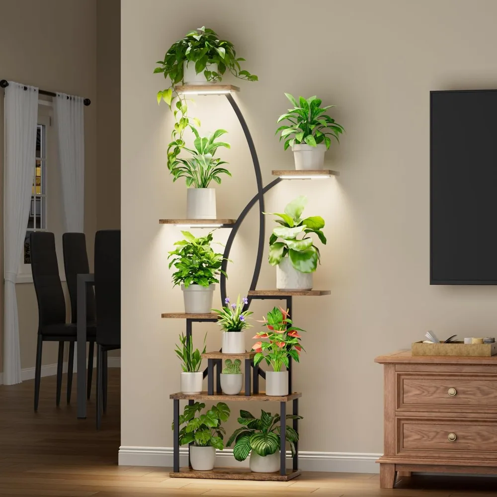 Plant Stand Indoor with Grow Light, 8 Tiered Tall Plant Shelf for Indoor Plants Multiple
Plant Stand Indoor with Grow Light, 8 Tiered Tall Plant Shelf for Indoor Plants Multiple