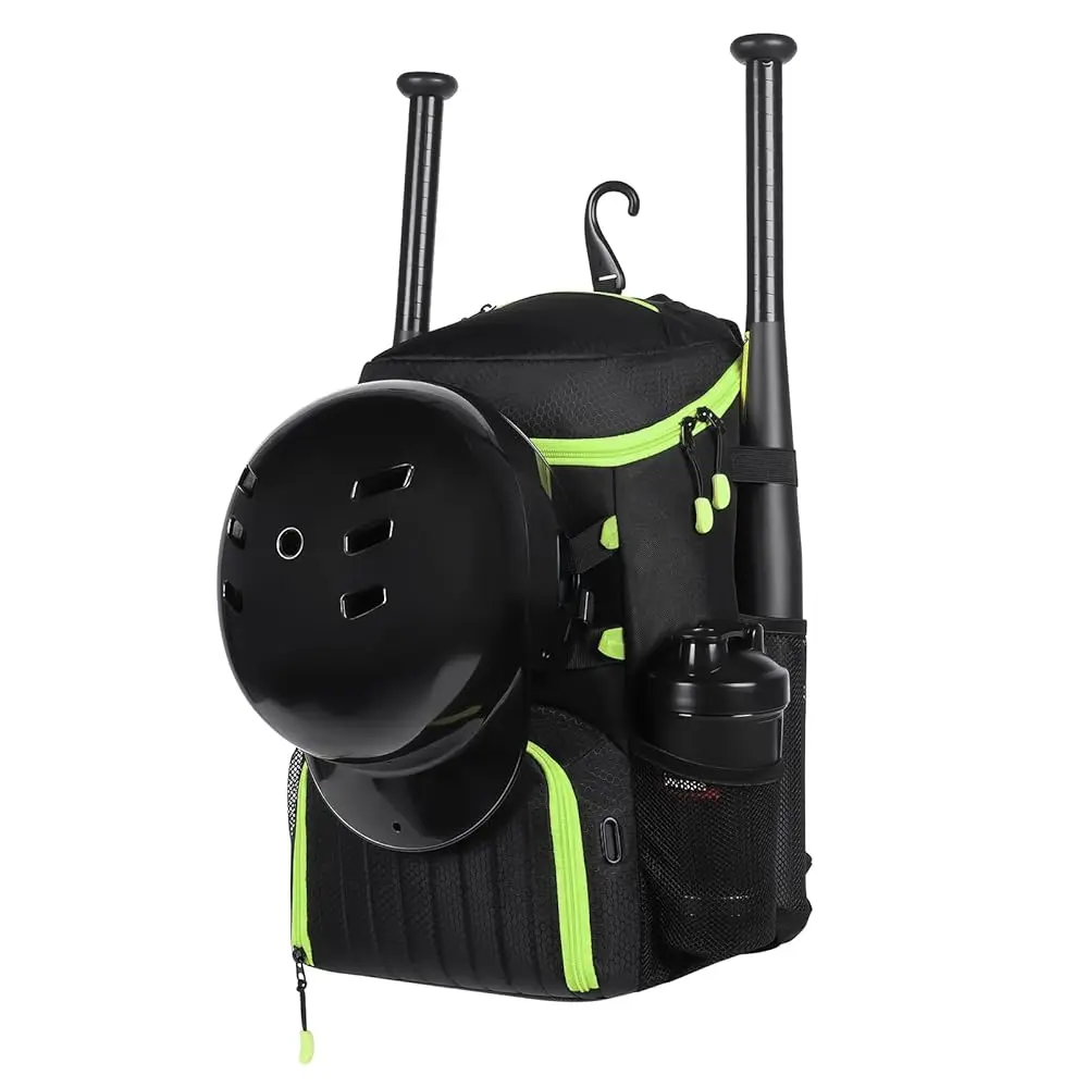 Lightweight Baseball Bat Backpack with Shoe Compartment, Softball Gift for Women with Fence Hook & Batting Glove, Helmet | Mu
Lightweight Baseball Bat Backpack with Shoe Compartment, Softball Gift for Women with Fence Hook & Batting Glove, Helmet | Mu