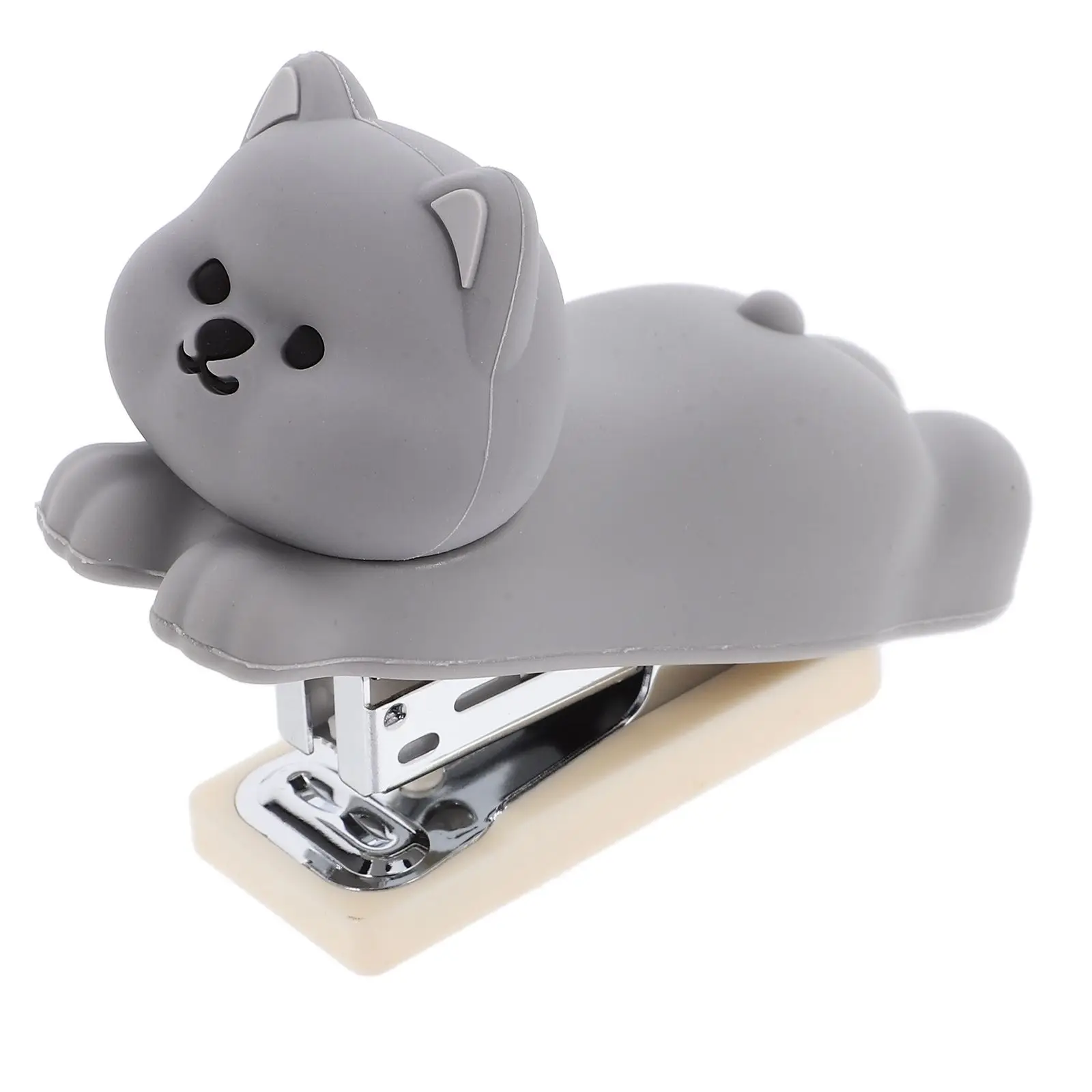 Mini Heavy Duty Staplers Grey Office School Supplies Portable Cartoon Dog PVC Silicone Multifunctional Crafting Fabric Desktop
Mini Heavy Duty Staplers Grey Office School Supplies Portable Cartoon Dog PVC Silicone Multifunctional Crafting Fabric Desktop