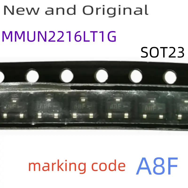 MMUN2216LT1G SOT23 50V 100mA Bias Resistor Transistor NPN Silicon Surface Mount Transistor marking code A8F
MMUN2216LT1G SOT23 50V 100mA Bias Resistor Transistor NPN Silicon Surface Mount Transistor marking code A8F