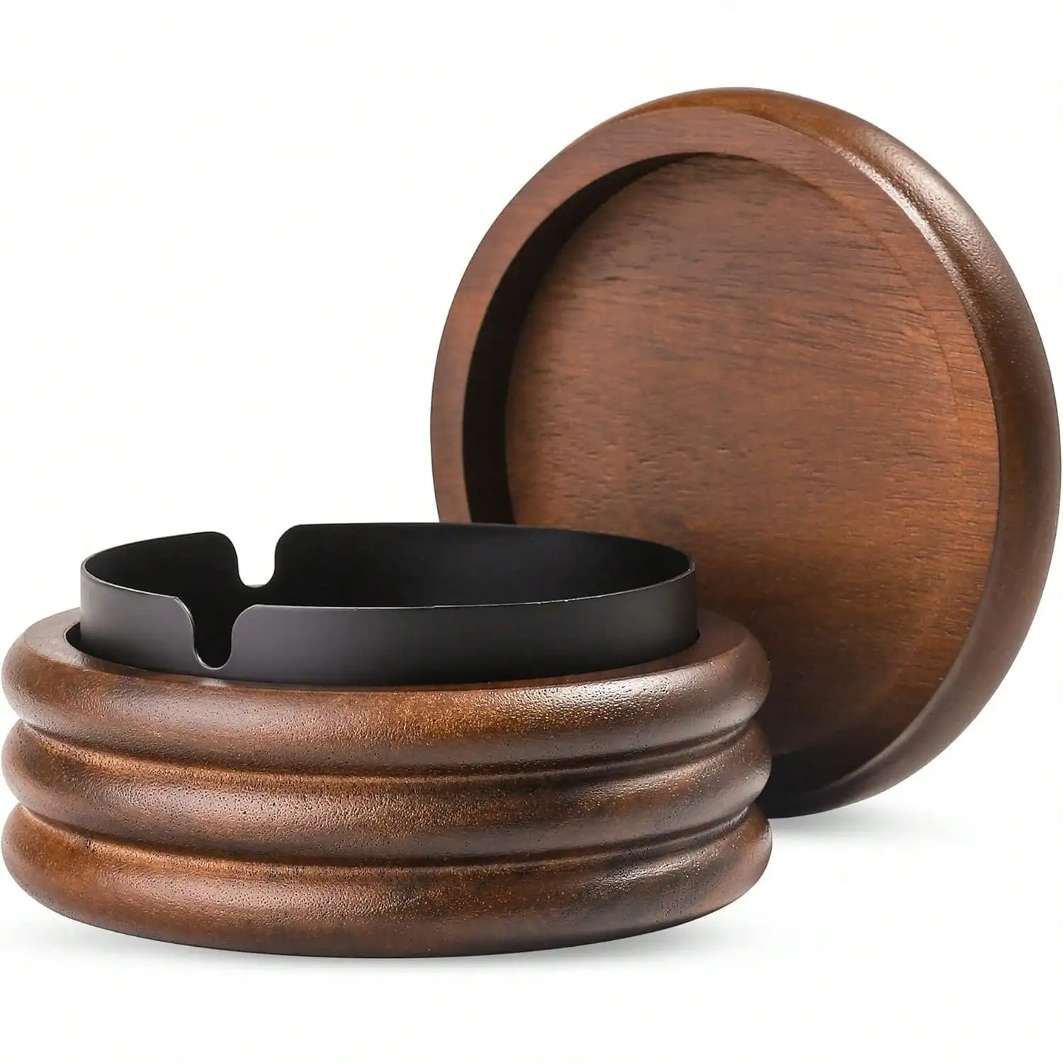 Wooden Cigar Ashtray Accessories For Cigarettes - Indoor Outdoor Patio Home Office Use - Quadrangular Wooden Brown Ash Tray Gift Set For Men Great Decor For Home Office Or Bar
Wooden Cigar Ashtray Accessories For Cigarettes - Indoor Outdoor Patio Home Office Use - Quadrangular Wooden Brown Ash Tray Gift Set For Men Great Decor For Home Office Or Bar