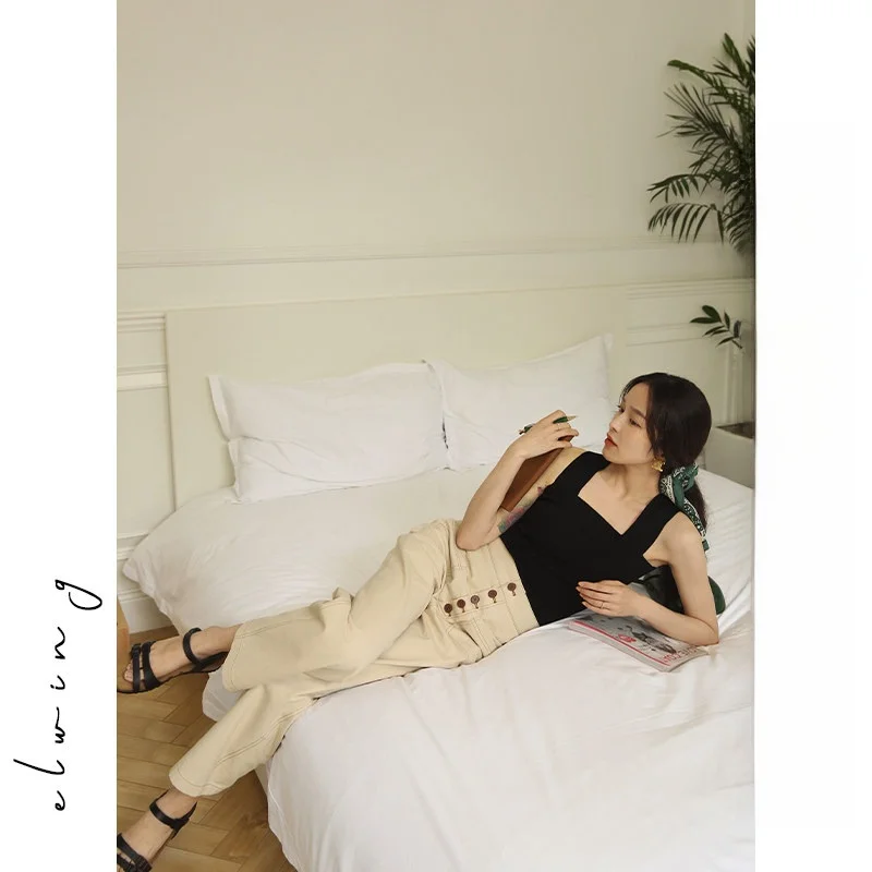 Elwing Original Bla Knitted Strap Vest Women's Spring New Sle Wide oulder Strap Slim Fit ort Inner Wear Commute Sle
Elwing Original Bla Knitted Strap Vest Women's Spring New Sle Wide oulder Strap Slim Fit ort Inner Wear Commute Sle