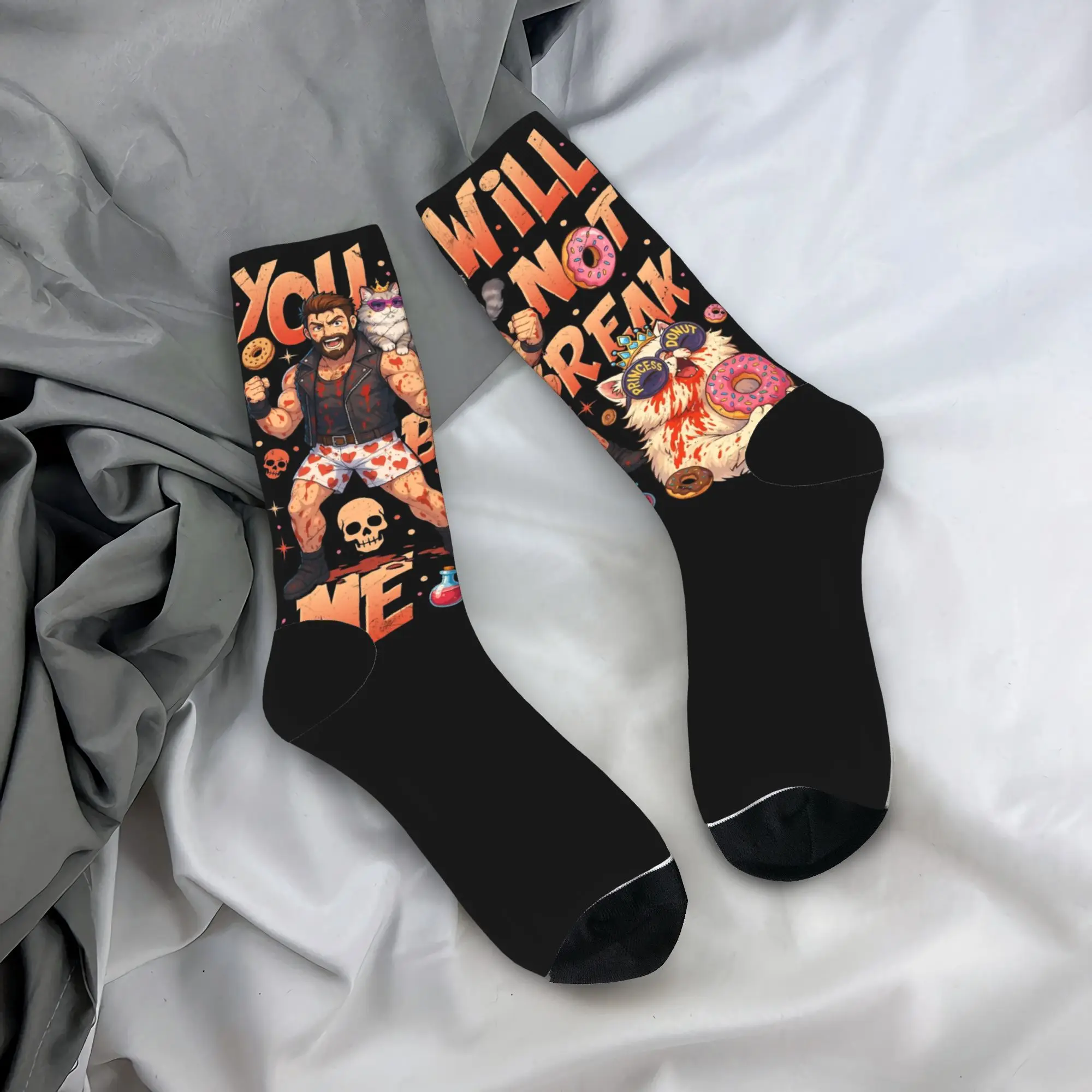 Fashion Male Men Socks Casual You Will Not Break Me! Princess Donut Dungeon Crawler Carl Sock Sport Women Stockings Spring
Fashion Male Men Socks Casual You Will Not Break Me! Princess Donut Dungeon Crawler Carl Sock Sport Women Stockings Spring