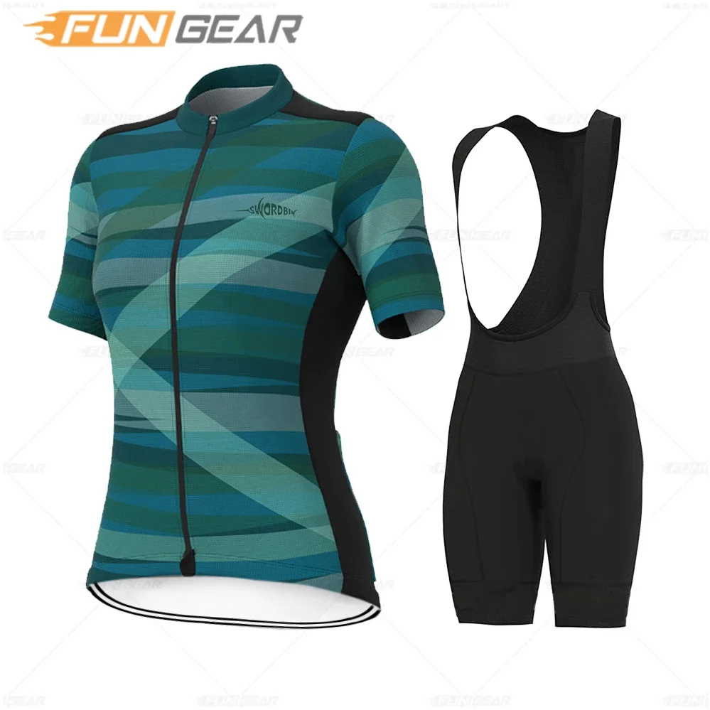 2023 Woman Summer Cycling Set Triathlon Bicycle Clothing Team Mountain Cycling Clothes 
2023 Woman Summer Cycling Set Triathlon Bicycle Clothing Team Mountain Cycling Clothes