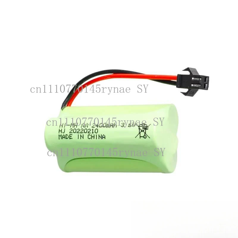 AA 3.6V 1+2 arrangement 2400mAh Ni-MH Rechargeable Battery Pack For RC Toys Cars Tanks Robots Boats Guns
AA 3.6V 1+2 arrangement 2400mAh Ni-MH Rechargeable Battery Pack For RC Toys Cars Tanks Robots Boats Guns