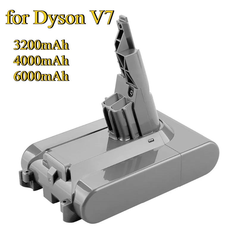 Литиевая батарея 6000 мАч, 21,6 В для Dyson V7, замена для SV07/SV10/V7 Animal, 2 раза работы с двойной защитой
Литиевая батарея 6000 мАч, 21,6 В для Dyson V7, замена для SV07/SV10/V7 Animal, 2 раза работы с двойной защитой