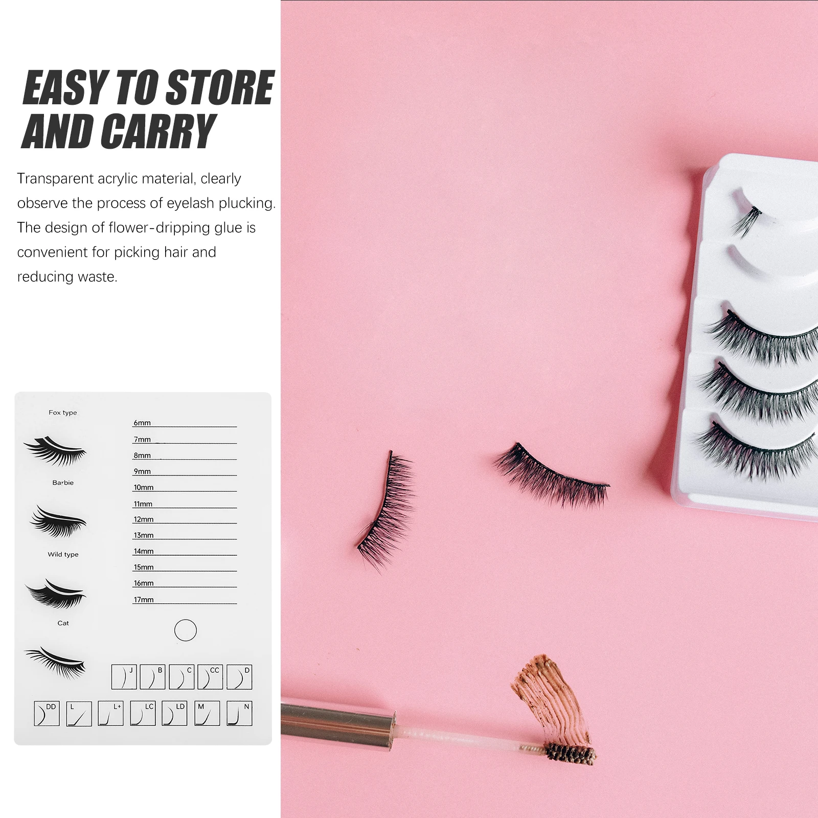 Thicker Acrylic Eyelash Tray Tiles For Extension Organizer Station Flowering Glue Design Durable Lash Pallet For Beauty Nail
Thicker Acrylic Eyelash Tray Tiles For Extension Organizer Station Flowering Glue Design Durable Lash Pallet For Beauty Nail