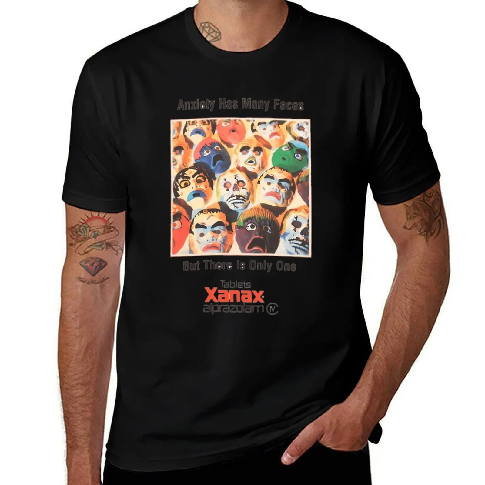 Xanax Has Many Faces T-Shirt Holiday Casual Short Sleeve Top
Xanax Has Many Faces T-Shirt Holiday Casual Short Sleeve Top