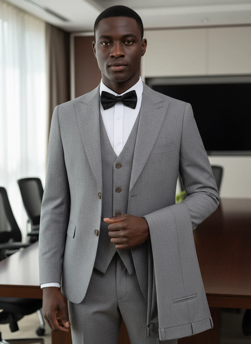 ST Cassy new 2 buttons on suit grey modern design mens office wear blazer coustime homme luxe Bead edge craftsmanship
ST Cassy new 2 buttons on suit grey modern design mens office wear blazer coustime homme luxe Bead edge craftsmanship