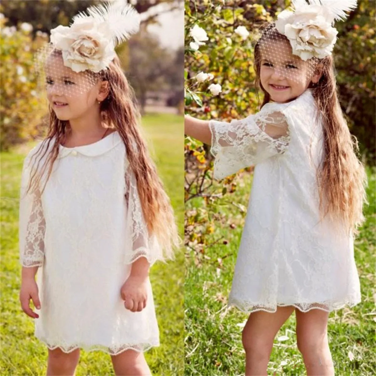Simple Tulle Lace Printing Little Princess Flower Girl Dresses Wedding Birthday Party Prom Ball Gowns First Communion Dresses
Simple Tulle Lace Printing Little Princess Flower Girl Dresses Wedding Birthday Party Prom Ball Gowns First Communion Dresses